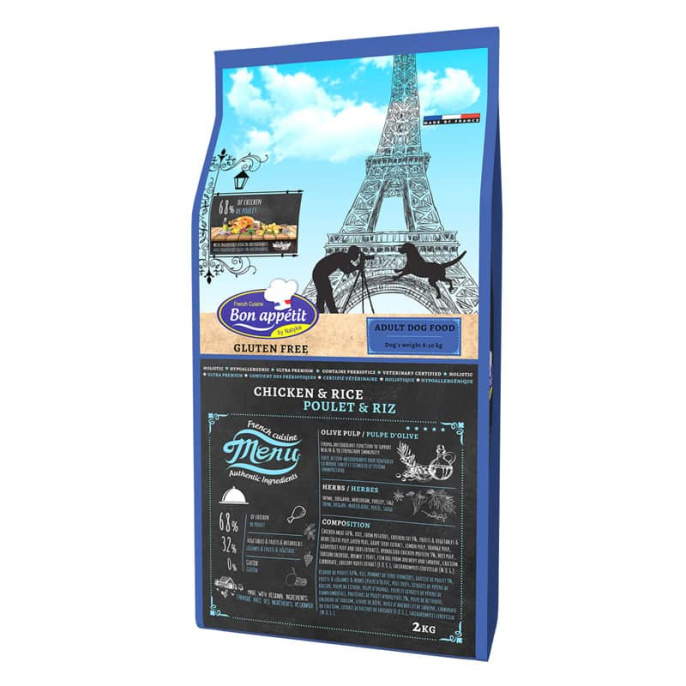 Сухой корм для собак Bon Appetit DOG Adult (курица, рис)