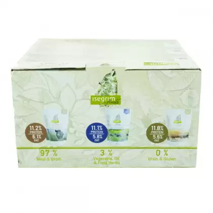 Набор влажного корма для собак Isegrim 6x410 г