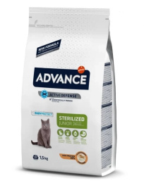 Сухой корм для кошек Advance Cat Young Sterilized Cat до 24 месяцев (курица и рис)