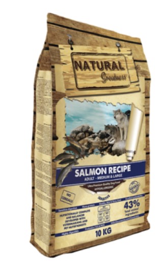 Сухой корм для собак Natural Greatness Salmon Recipe Sensitive Large & Medium Adult (лосось) (2 кг)