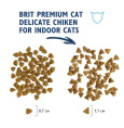 Сухой корм для кошек Brit Premium Cat Adult Indoor (курица) (400 гр.)