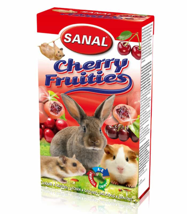 Лакомство для грызунов Cherry Fruities с вишней Sanal (45 гр)