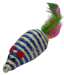 Игрушка для кошек Papa&Mama Pet Мышка (сизаль)