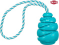 Игрушка для собак TRIXIE "Сверхпрочный мяч" на верёвке (33/5,1 см, цвет петроль)