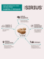 Сухой корм для собак крупных пород Sirius Large Adult (индейка, овощи)  (15 кг)