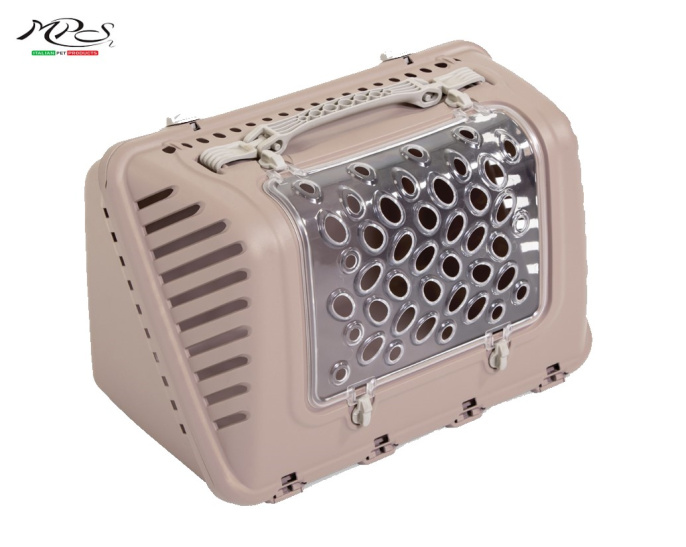 Переноска для животных MPS P-BAG с плечевым ремнем, облегченная (Пудра)