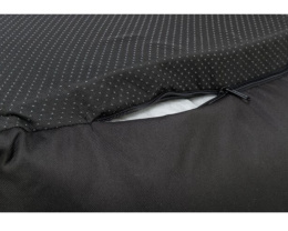 TRIXIE Лежак с бортиком для собак Samoa Vital ортопедический (черный)