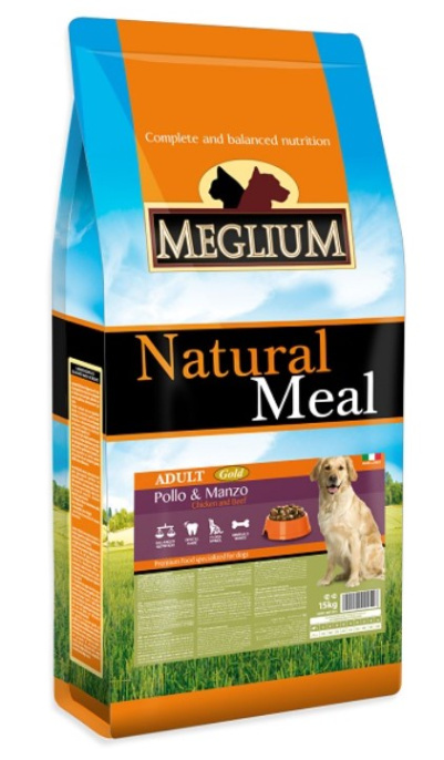 Сухой корм для собак Meglium Dog Adult Gold (говядина) (14 кг)