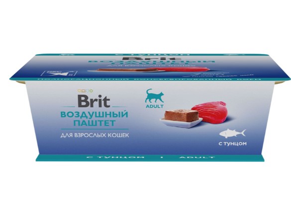 Brit Premium Воздушный паштет для взрослых кошек Adult (тунец) (100 гр.)