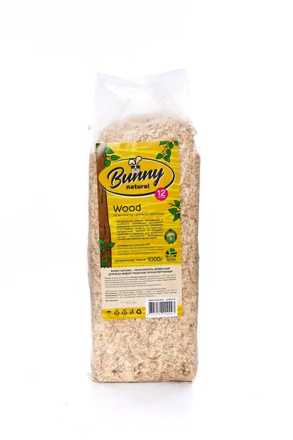 Подстилка древесная для грызунов BUNNY (1 кг (12 л))