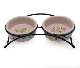 Миска керамическая на подставке Triol Лакомка