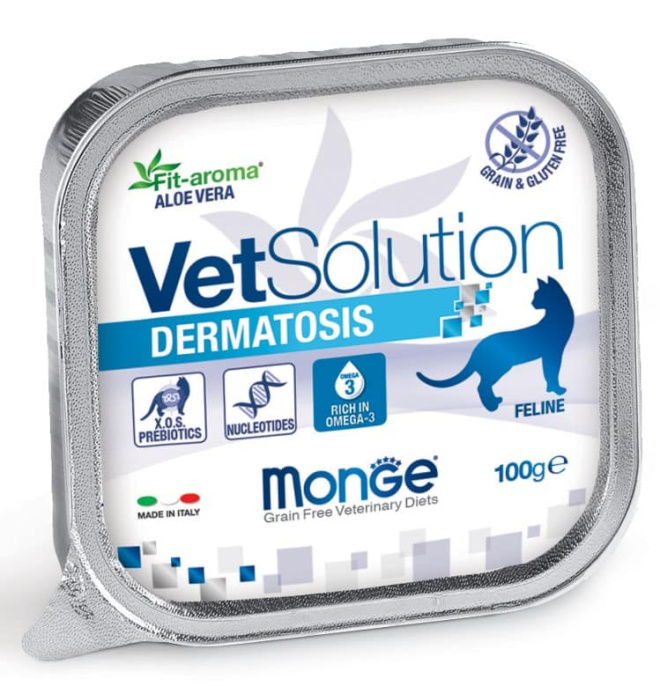 Консервы для кошек Monge VetSolution Dermatosis Cat (100 гр.)