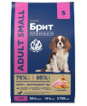Сухой корм для собак Brit Premium by Nature Adult Small (курица) (1 кг)