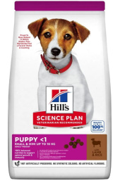 Сухой корм для щенков мелких пород Hill's Science Plan Puppy Small & Mini (ягнёнок и рис)