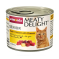 Влажный корм для пожилых кошек Animonda Senior Cat Meaty Delight Tin Beef Chicken (с сыром) (200 гр.)