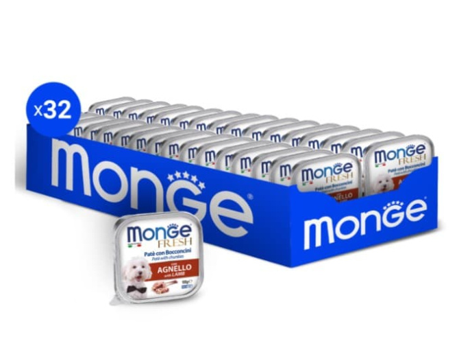 Паштет для собак Monge Fresh Dog Adult (ягненок) (100 гр.)