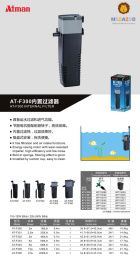 Фильтр внутренний для аквариума до 60 л Atman AT-F302