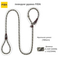 Скользящий поводок-удавка FIDA, серый