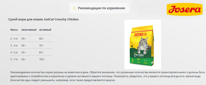 Сухой корм для кошек JosiCat Crunchy Chicken (18 кг)