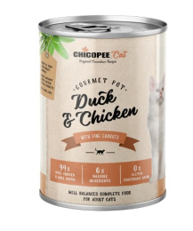 Консервы для кошек Chicopee Gourmet Adult Cat (утка, курица)