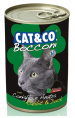 Влажный корм для кошек Adragna Cat&Co (кусочки кролика и утки в соусе) (405 гр)
