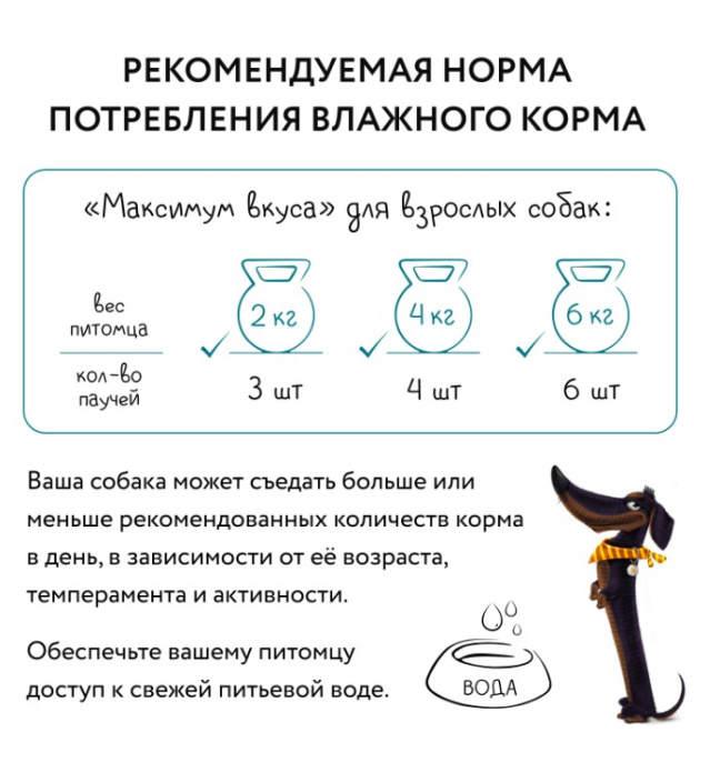 Пауч Мнямс томленая говядина в соусе для собак "Максимум вкуса" (85 гр.)