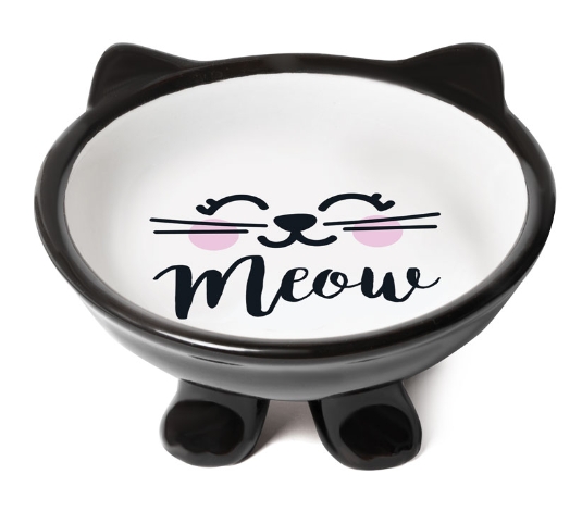 Миска керамическая на ножке "Мордашка" Triol (0,12 л)