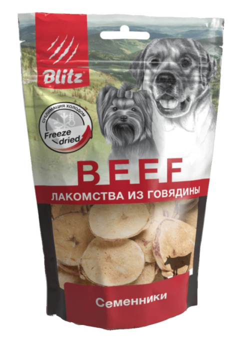 Лакомство сублимированное для собак СЕМЕННИКИ BLITZ (43 гр.)