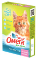 Лакомство для котят Фармакс Омега Neo+ К-М с пребиотиком и таурином Веселый малыш (60 таблеток)