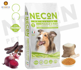 Сухой корм для собак Necon Delicious Adult (свинина, рис)