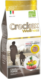 Сухой корм для собак Crockex Wellness Adult Dog Medium/Maxi (конина и рис)
