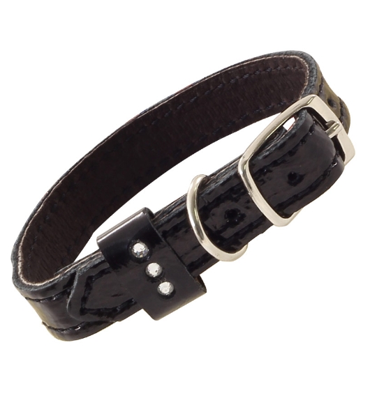 Ошейник-мини кожаный двойной Gamma (10 х 200 мм)