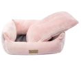 Gamma Лежанка для кошек прямоугольная Лилия (розовая) (M)