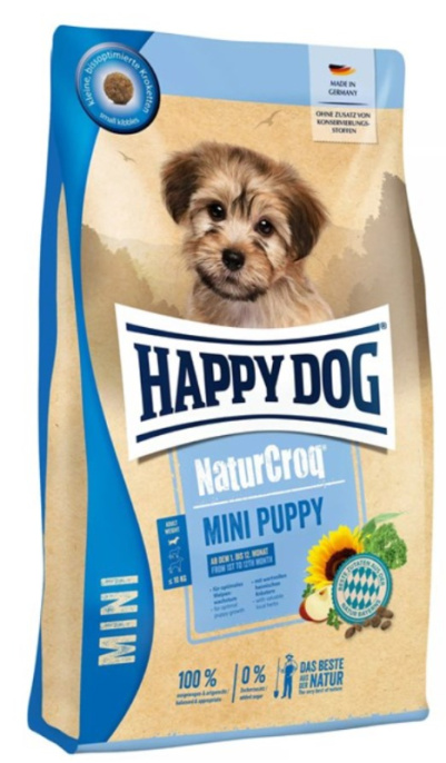 Сухой корм для щенков мини пород Happy Dog NaturCroq Mini Puppy (4 кг)