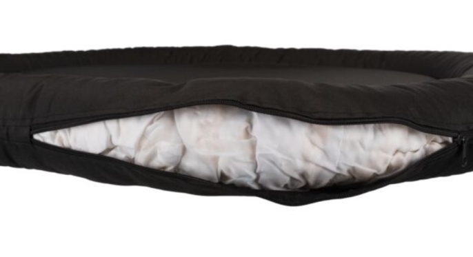 TRIXIE Лежак с бортиком для собак Samoa Classic (серый) (80 х 60 см)