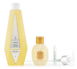 Набор Orion шампунь для средней шерсти 550 мл, кондиционер 120 мл + парфюм 2 мл ISB The Best line