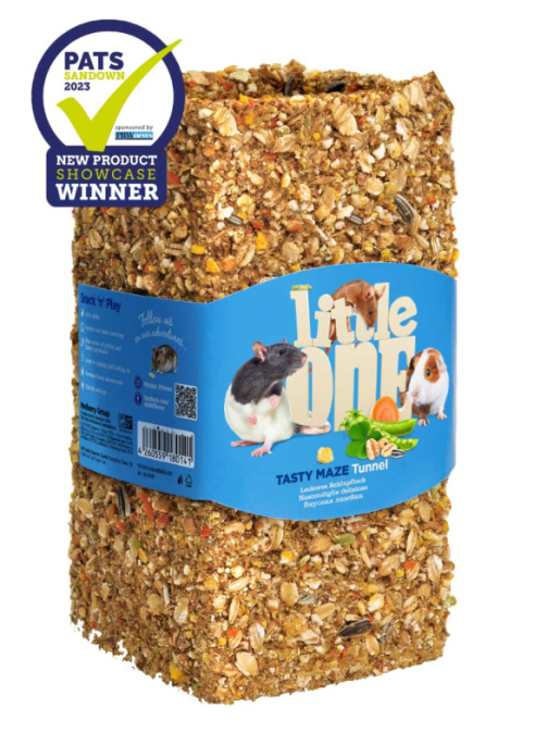 Лакомство-игрушка для грызунов туннель средний «Вкусная лазейка» Little One (270 гр.)