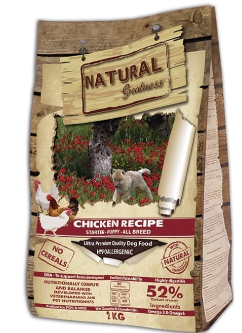 Сухой корм для собак Natural Greatness Chicken Recipe Starter & Puppy (курица) (2 кг)
