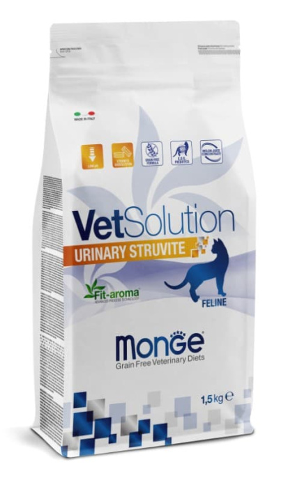 Сухой корм для кошек Monge VetSolution Urinary Struvite Cat (1,5 кг)