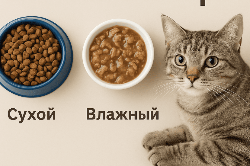 Преимущества и недостатки сухого и влажного корма для кошек Преимущества и недостатки сухого и влажного корма для кошек