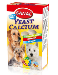 Мультивитаминный комплекс для собак Sanal "Дрожжи-кальций" Sanal