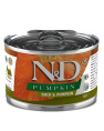 Консервы для собак Farmina N&D Dog Duck & Pumpkin Mini (утка, тыква) (140 гр.)