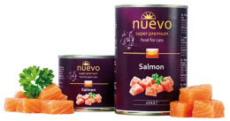 Консервы для кошек NUEVO Cat (лосось)