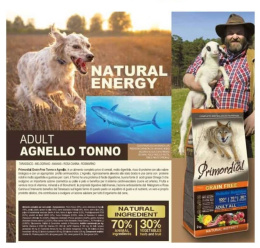 Сухой корм для собак Primordial Dog Adult (тунец, ягненок)