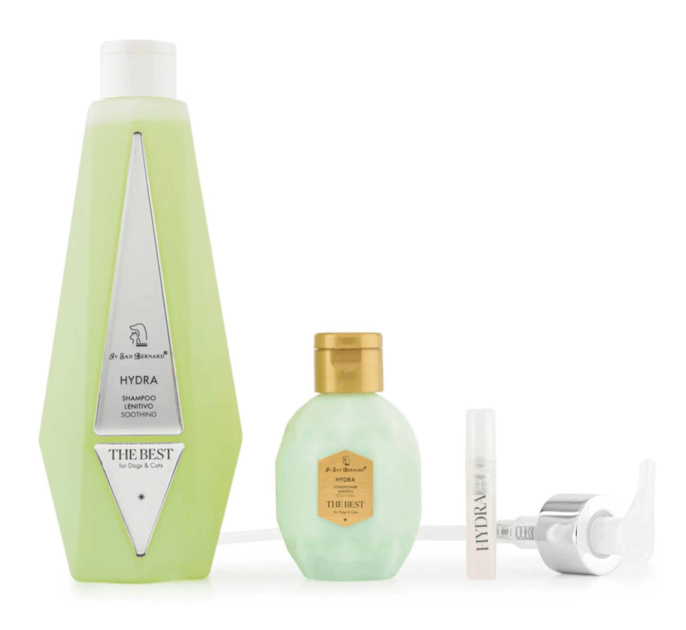 Набор Hydra шампунь против раздражений и перхоти 550 мл, кондиционер 120 мл + парфюм2мл ISB The Best (550 мл/ 120 мл/ 2 мл)