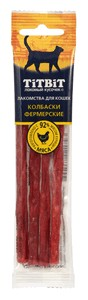 ТИТБИТ Колбаски Фермерские для кошек (20 гр)