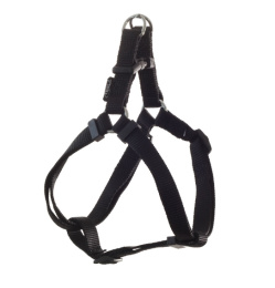 Шлейка нейлоновая для собак "Стандарт" (черный)