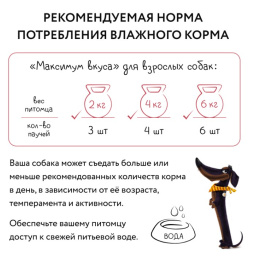 Пауч Мнямс мясное рагу с телятиной и тыквой для собак "Максимум вкуса"