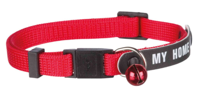 Ошейник для кошек с биркой для адреса TRIXIE "My home"
