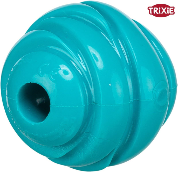 Игрушка для собак TRIXIE "Сверхпрочный мяч" (6 см, цвет петроль)